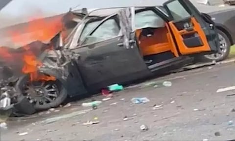 எண்ணெய் லாரி மீது மணிக்கு 230 கி.மீ. வேகத்தில் மோதிய ரோல்ஸ் ராய்ஸ் கார்... ரேசில் பறிபோன 2 உயிர்கள்; பரபரப்பு பின்னணி...!!