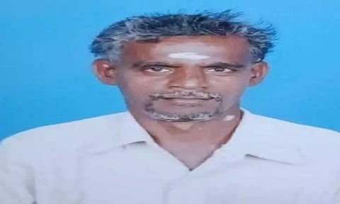 கோவில்பட்டியில் சைக்கிள் மீது டிப்பர் லாரி மோதல்; வியாபாரி பலி