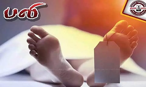 மீஞ்சூர் அருகே கடலில் படகு கவிழ்ந்து மீனவர் பலி; உடலை சாலையில் வைத்து உறவினர்கள் போராட்டம்