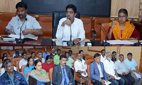 நீலகிரி மாவட்டத்தில் அங்கக வேளாண் தொழில் நுட்பங்கள் குறித்து விவசாயிகளுக்கு பயிற்சி அளிக்க வேண்டும்-அதிகாரிகளுக்கு, கலெக்டர் அம்ரித் அறிவுறுத்தல்