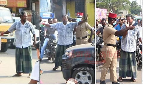 மரப்பாலம் சிக்னலை கைவிட்ட போலீசார்