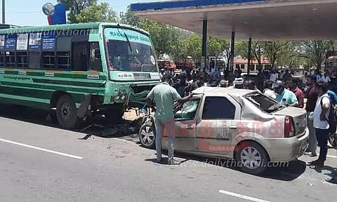 நாங்குநேரி-பேட்டை அருகே விபத்து: என்ஜினீயர் உள்பட 3 பேர் பலி