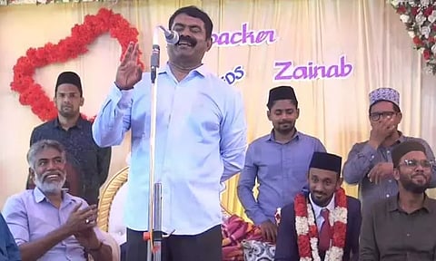 நாடாளுமன்ற தேர்தலில்"தமிழகத்தில் பிரதமர் மோடி நின்றால் எதிர்த்து போட்டியிடுவேன்":சீமான் பேச்சு