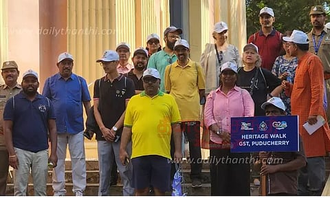 ஜி.எஸ்.டி. அதிகாரிகள் விழிப்புணர்வு நடைபயணம்