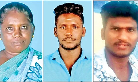 மோட்டார் சைக்கிள்கள் மோதல்; தாய், மகன் உள்பட 3 பேர் பலி