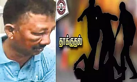 தண்டையார்பேட்டையில் ரோந்து பணியின் போது போலீஸ் சப்-இன்ஸ்பெக்டரை சுற்றிவளைத்து தாக்கிய பள்ளி மாணவர்கள்