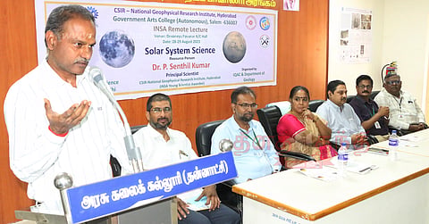 சந்திராயன்-3 லேண்டர் படங்களை வைத்து நிலவின் கனிமங்கள் குறித்து விரைவில் ஆராய்ச்சி-தேசிய புவி இயற்பியல் ஆராய்ச்சி மைய விஞ்ஞானி தகவல்