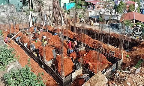 ரூ.4½ கோடியில் குடியிருப்புகள் கட்டும் பணி