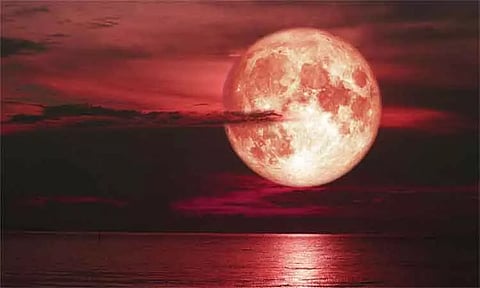 வானில் ஆகஸ்ட் 30-ந்தேதி நிகழ இருக்கும் 'சூப்பர் புளூ மூன்' அரிய நிகழ்வு