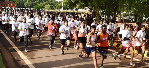 தஞ்சையில், மாரத்தான் போட்டி