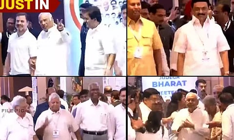 எதிர்க்கட்சிகளின் 'இந்தியா' கூட்டணியின் இலச்சினை நாளை வெளியீடு