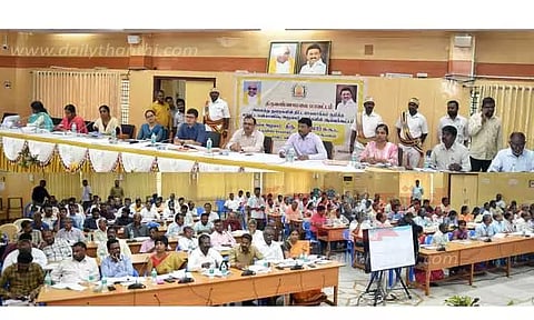 அனைத்து துறைகளின் திட்ட செயலாக்கம் குறித்த ஆய்வு கூட்டம்