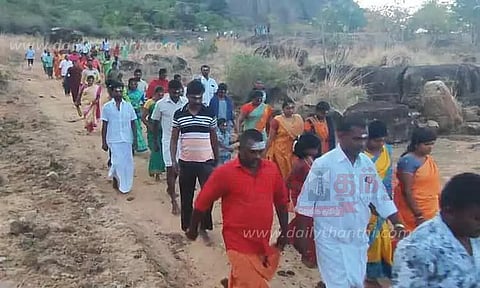 தோரணமலையில் பவுர்ணமி கிரிவலம்