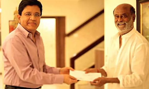 'ஜெயிலர்' படத்தின் வெற்றி - ரஜினியை நேரில் சந்தித்த கலாநிதி மாறன்