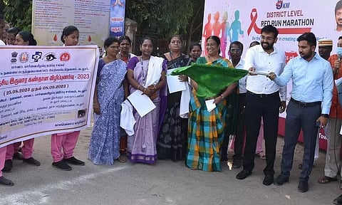 கடலூரில் தேசிய கண்தான இருவார விழிப்புணர்வு பேரணி: கலெக்டர் அருண் தம்புராஜ் தொடங்கி வைத்தார்