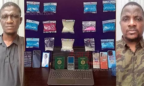 பெங்களூருவில் ரூ.2 கோடி போதைப்பொருட்கள் சிக்கியது; நைஜீரியாவை சேர்ந்த 2 பேர் கைது