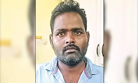 மனைவியின் தலையில் அம்மிக்கல்லை போட்டு கொன்ற தொழிலாளி