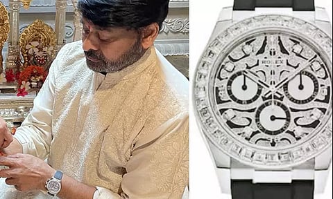 சிரஞ்சீவி அணிந்துள்ள 'வாட்ச்' விலை ரூ.2 கோடி