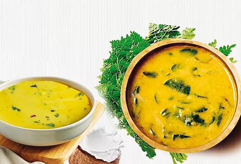 கிராமத்து ஸ்டைல் முருங்கைக்கீரை குழம்பு