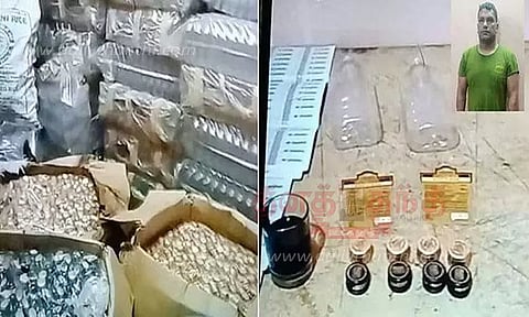 குடகில் போலி மதுபானம் தயாரித்த வாலிபர் கைது