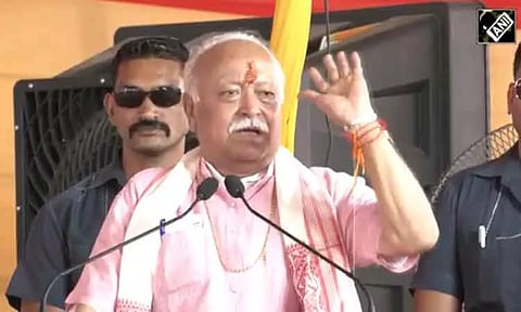 'இந்தியா' என்பதற்கு பதிலாக 'பாரதம்' என்ற பெயரை பயன்படுத்த வேண்டும் - ஆர்.எஸ்.எஸ். தலைவர் மோகன் பகவத்