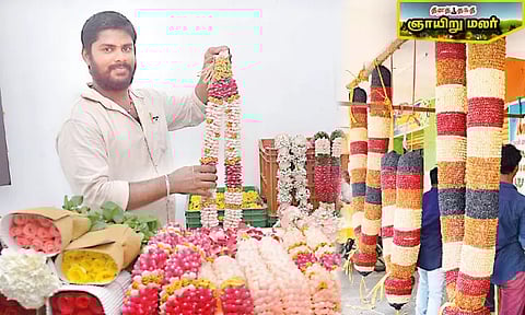 பூக்களுக்கு மாற்றாக... புது அவதாரம் எடுக்கும் மாலைகள்