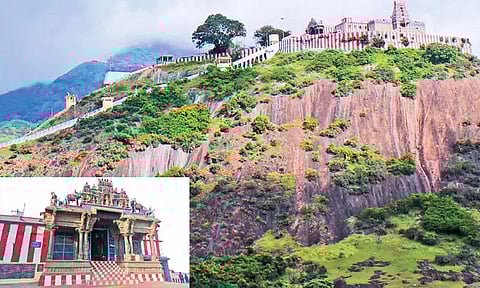 இயற்கை எழில் சூழ்ந்த திருமலை கோவில்