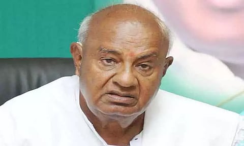 காவிரி நீர் பிரச்சினை குறித்து நேரம் வரும்போது பேசுவேன் - முன்னாள் பிரதமர் தேவேகவுடா