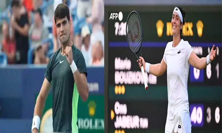 அமெரிக்க ஓபன் டென்னிஸ்:அல்காரஸ், ஜாபியர் 4-வது சுற்றுக்கு தகுதி...!!