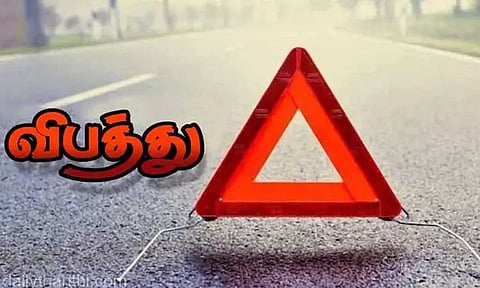 கூடுவாஞ்சேரியில் மோட்டார் சைக்கிள்-டெம்போ மோதிய விபத்தில் அண்ணன், தம்பி பலி