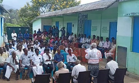 கண்காணிப்பு கோபுரம் அமைப்பதை கைவிட வேண்டும்