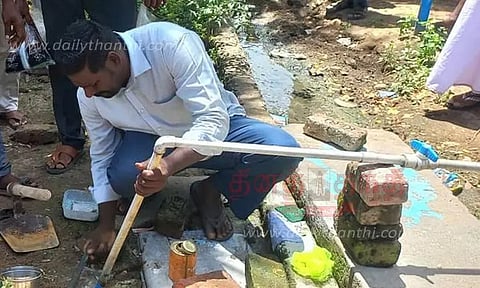 கட்டணம் செலுத்தாத 61 குடிநீர் இணைப்புகள் துண்டிப்பு