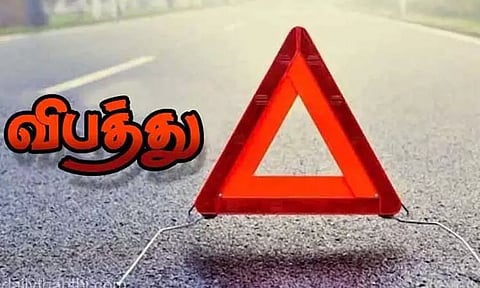 உத்திரமேரூர் அருகே மோட்டார் சைக்கிள் விபத்தில் கல்லூரி மாணவர் உள்பட 2 பேர் பலி