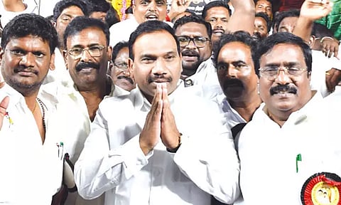 பா.ஜ.க.வில் எவ்வளவு பெரியவர்களாக இருந்தாலும் வாருங்கள்: சனாதனம் குறித்து விவாதிக்க நான் தயார் - ஆ.ராசா எம்.பி. பேச்சு