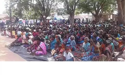 கொள்ளிடம் ஆற்றில் ஆழ்துளை கிணறு அமைக்க எதிர்ப்பு