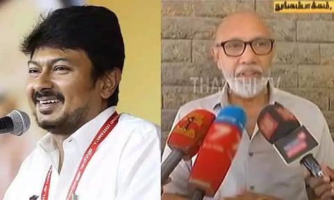 'அமைச்சர் உதயநிதி ஸ்டாலினின் துணிச்சலை பாராட்டுகிறேன்' - நடிகர் சத்யராஜ் பேட்டி