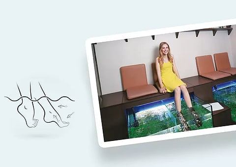 கால்களை அழகுபடுத்தும் மீன் ஸ்பா!