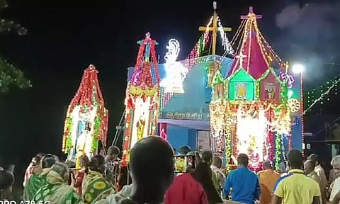 புனித ஆரோக்கிய அன்னை ஆலய ஆடம்பர தேர் பவனி