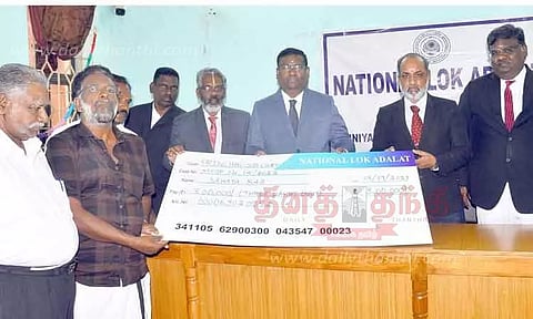 மக்கள் நீதிமன்றம் மூலம் 1,363 வழக்குகளுக்கு தீர்வு