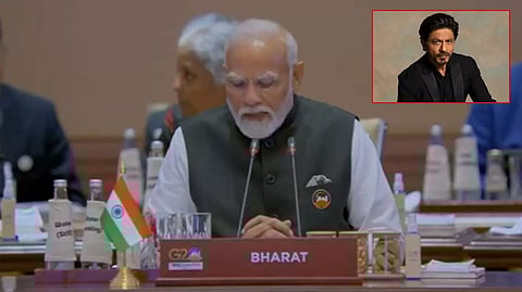 இந்தியாவின் ஜி-20 தலைமைத்துவ வெற்றிக்காக பிரதமர் மோடிக்கு வாழ்த்துகள்: நடிகர் ஷாருக் கான்