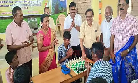 சிவகங்கையில் சதுரங்க போட்டி