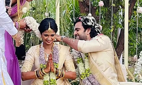 'பெண்மீன் விழியில் எனையே தொலைத்தேன்....' - கீர்த்தி பாண்டியனை கரம்பிடித்தார் நடிகர் அசோக் செல்வன்...!