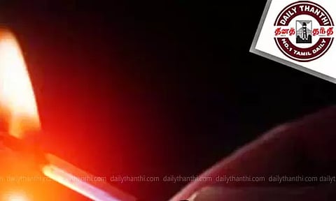 கியாஸ் சிலிண்டரை வெடிக்க செய்து கிராம மக்களையும் கொன்று விடுவதாக மிரட்டிய வியாபாரி