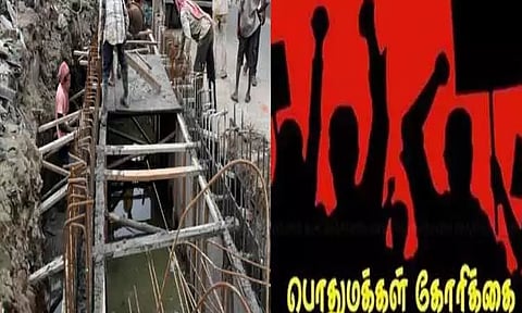திருப்போரூரில் மழைநீர் வடிகால்வாய் பணிகளை விரைந்து முடிக்க பொதுமக்கள் கோரிக்கை