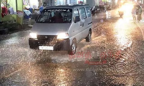 குமரியில் பரவலாக மழை
