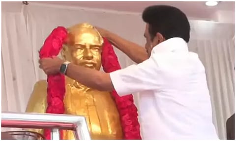 பேரறிஞர் அண்ணாவின் 115வது பிறந்தநாள்: முதல்-அமைச்சர் மு.க. ஸ்டாலின் மரியாதை