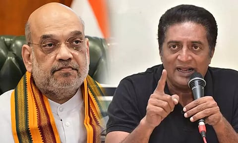 "இந்தி திணிப்பை நிறுத்துங்கள்" - அமித்ஷா கருத்துக்கு பிரகாஷ் ராஜ் பதிலடி