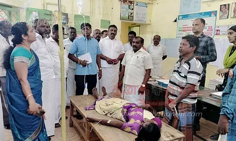 திருமணத்தில் உணவு சாப்பிட்ட 30 பேருக்கு வாந்தி- மயக்கம்