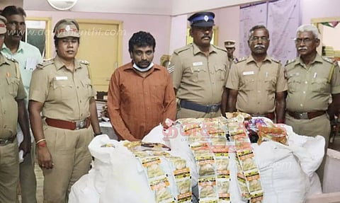 120 கிலோ குட்கா பறிமுதல்