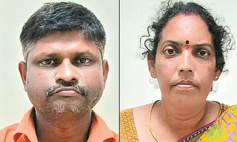 திருவள்ளூர் அருகே சீட்டு நடத்தி ரூ.1¾ கோடி மோசடி; கணவன்- மனைவி கைது